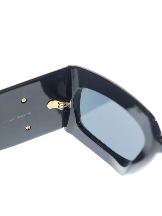 Gucci Side GG Logo Square Sunglasses Black Eyewear main image 4